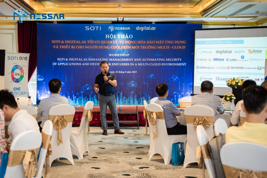 Nessar Vietnam collaborates with Soti and Digital.ai to successfully host a workshop on application security and device management in the Multi-Cloud environment
