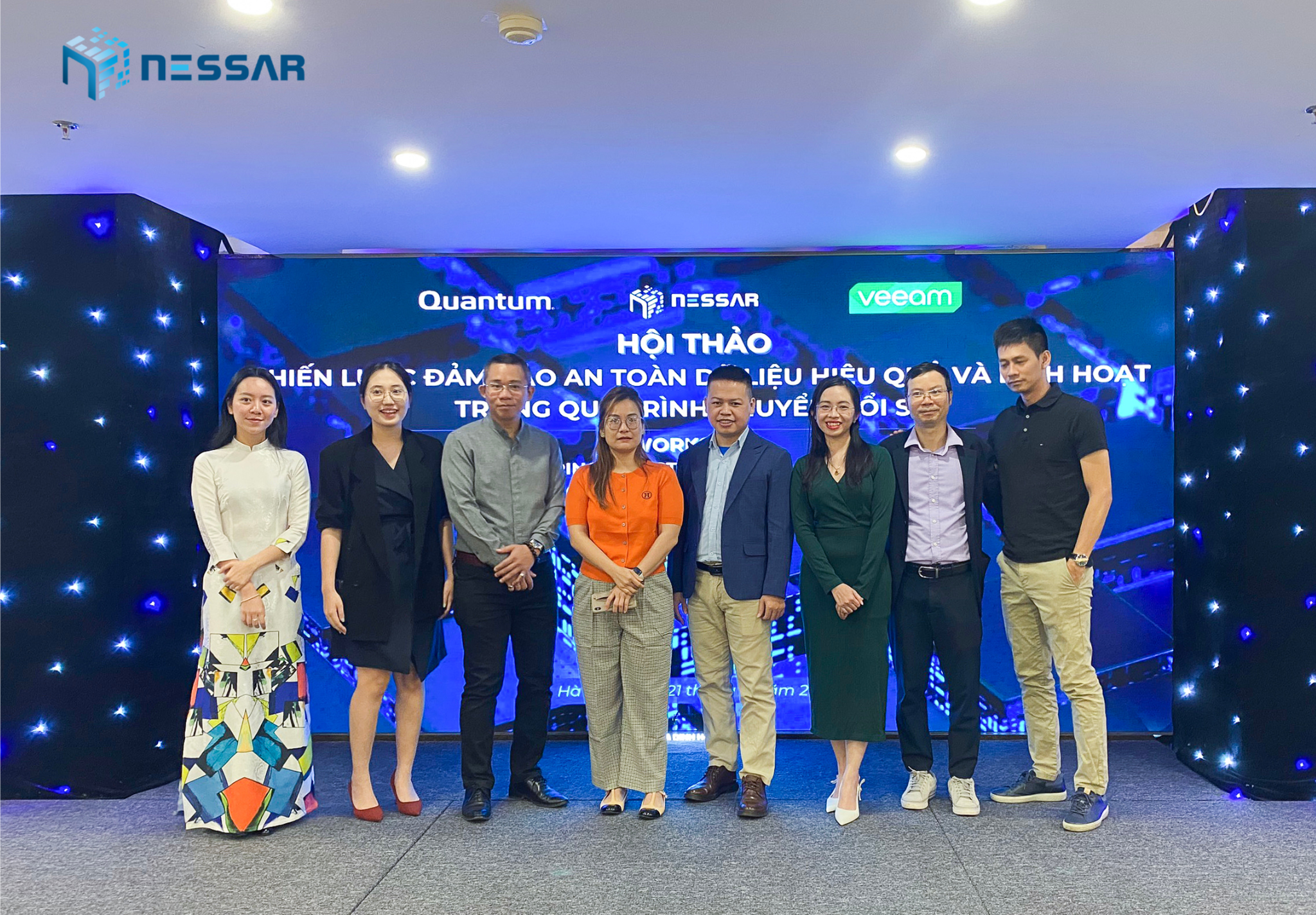 Nessar phối hợp với Quantum và Veeam cung cấp các giải pháp đảm bảo an toàn dữ liệu hiệu quả và linh hoạt trong quá trình chuyển đổi số.